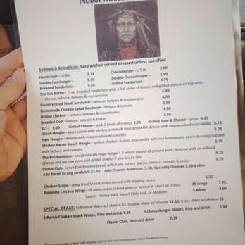 Indian Trails Restaurant - Lunch Menu - American Near Me - Madison, Indiana