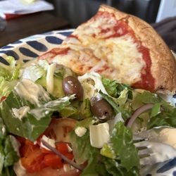 Gluten free pizza and salad take out