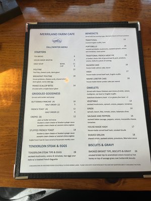 Menu photo 1 Merriland Farm Cafe Wells, ME