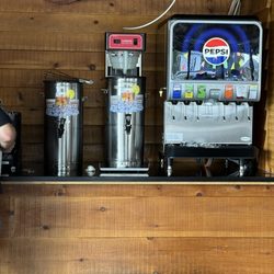 John's Seafood - Soda machine