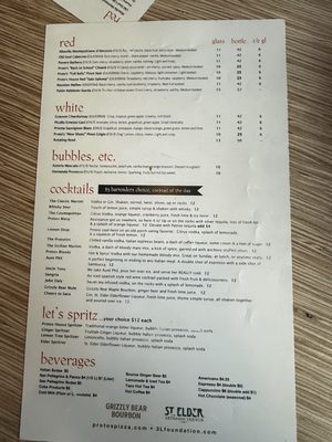 Menu photo 2 Proto's Pizzeria Napoletana Denver, CO Menu photo 2 Proto's Pizzeria Napoletana Denver, CO