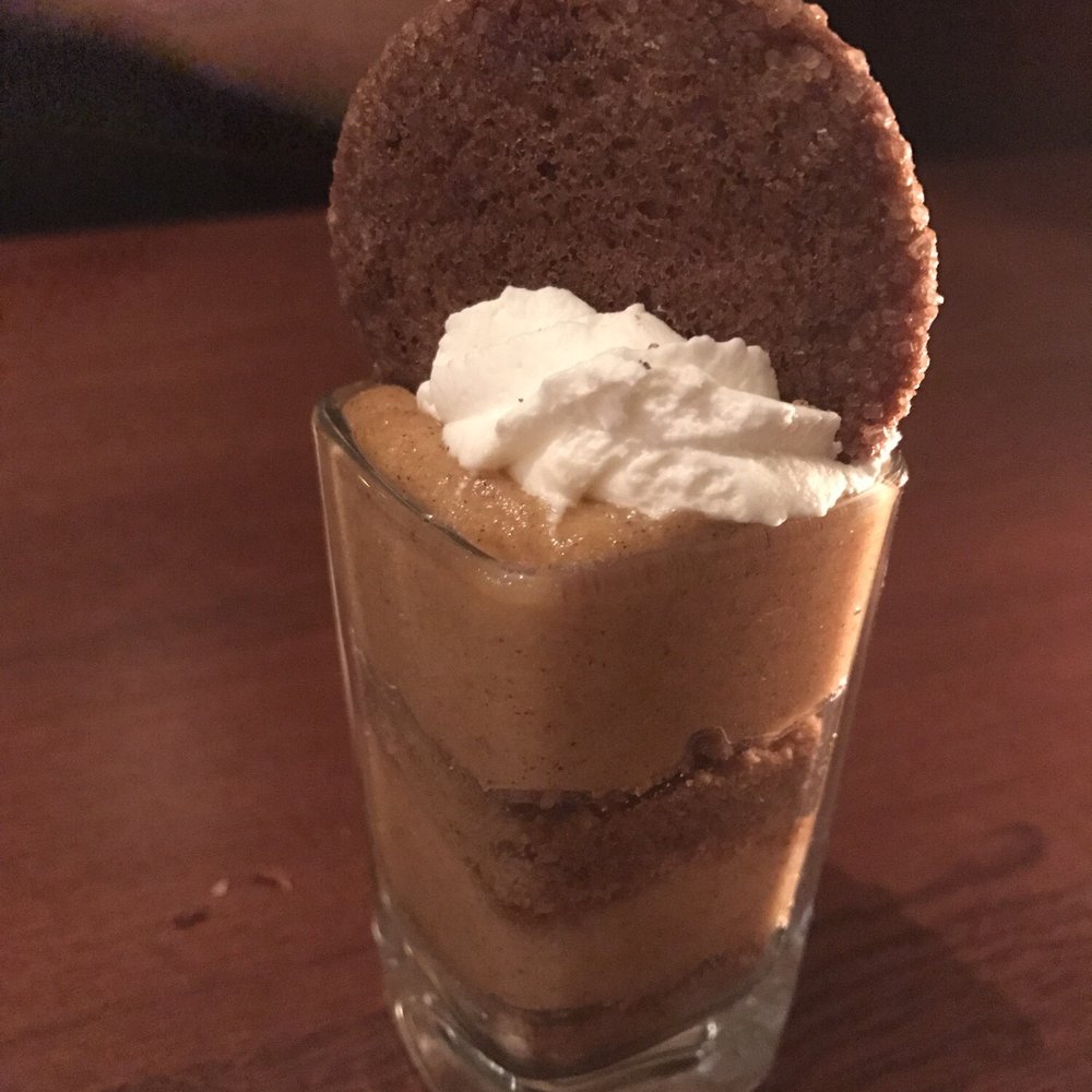 Seasons 52 - Pumpkin pie gingersnap dessert - New American Near Me - Schaumburg, Illinois Seasons 52 - Pumpkin pie gingersnap dessert - New American Near Me - Schaumburg, Illinois
