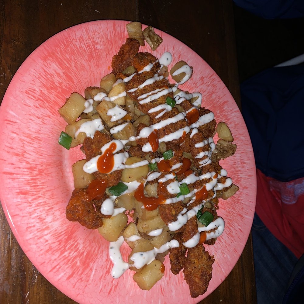 Hash Vegan Eatery - Buffalo Hash with Tabasco - Vegan Near Me - San Antonio, Texas Hash Vegan Eatery - Buffalo Hash with Tabasco - Vegan Near Me - San Antonio, Texas