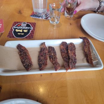 Twin Peaks - Spicy Bacon - New American Near Me - Columbus, Ohio Twin Peaks - Spicy Bacon - New American Near Me - Columbus, Ohio