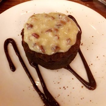 Wahoo! Grill - Chocolate cake with German chocolate ganache... did I mention chocolate? Lol - Seafood Near Me - Decatur, Georgia