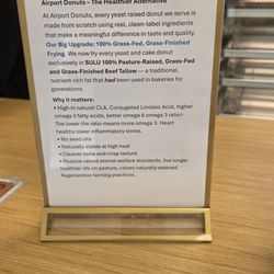 Airport Donuts - Awesome ingredients.
