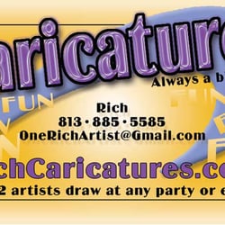 Rich Caricatures - Rich Caricatures Business Card