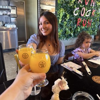Breakfast Republic - Toasting with our fresh squeezed OJ! - Breakfast & Brunch Near Me - Palm Desert, California