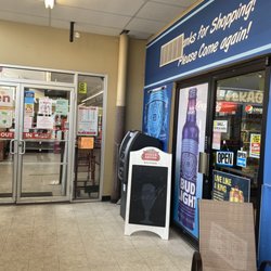 Piqua Beverage Center - To the left is the liquor store. Straight ahead is Family Dollar