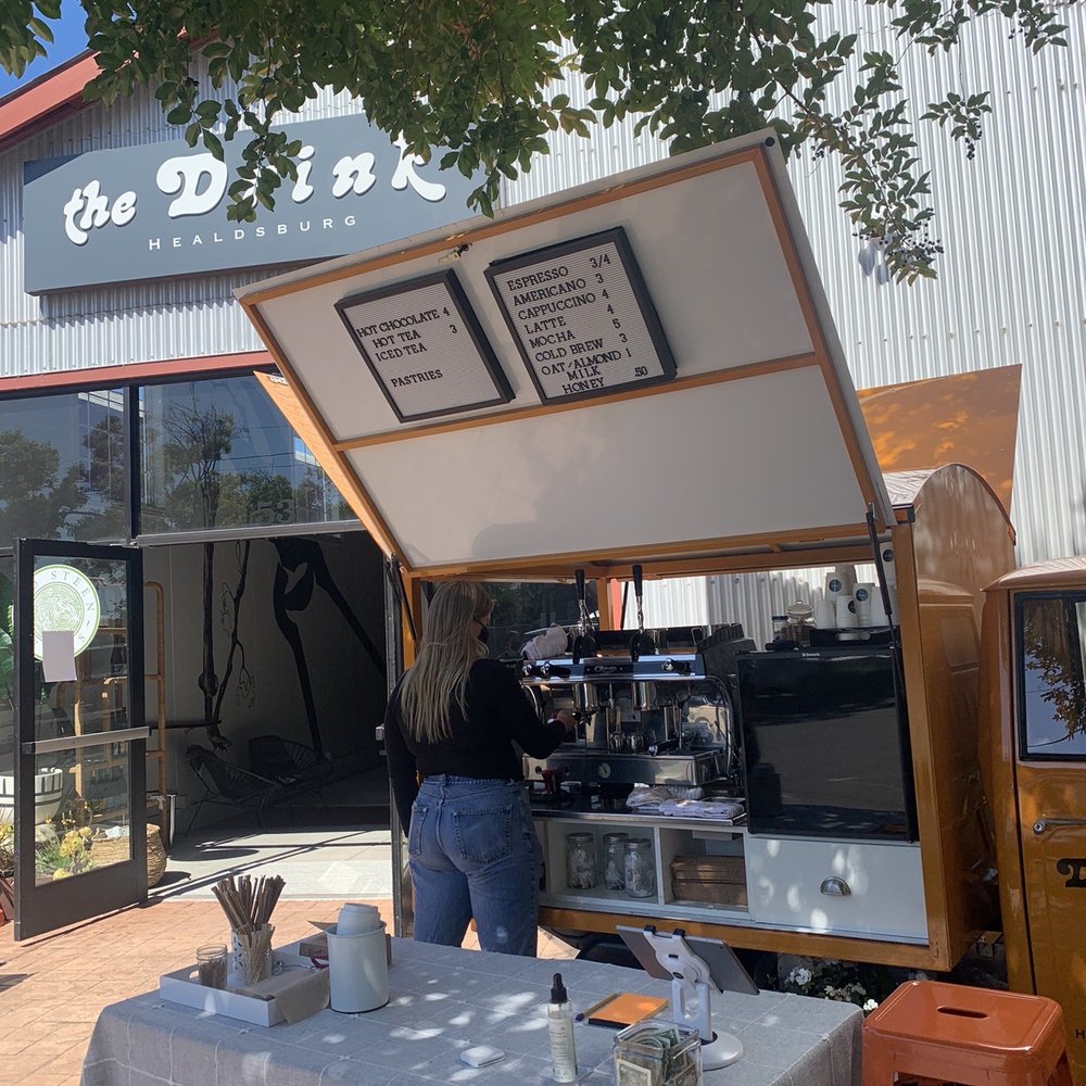 The Drink - The cart and patio - Wine Tasting Room Near Me - Healdsburg, California The Drink - The cart and patio - Wine Tasting Room Near Me - Healdsburg, California