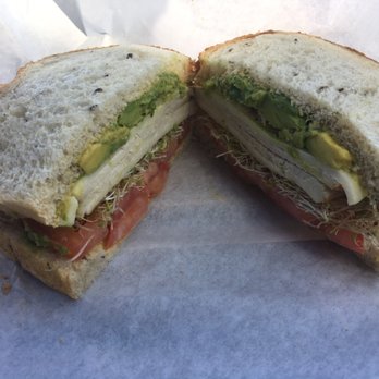 Cheese Shop - Turkey avocado jack on rye with sprouts. Delicious! - Sandwiches Near Me - La Jolla, California Cheese Shop - Turkey avocado jack on rye with sprouts. Delicious! - Sandwiches Near Me - La Jolla, California