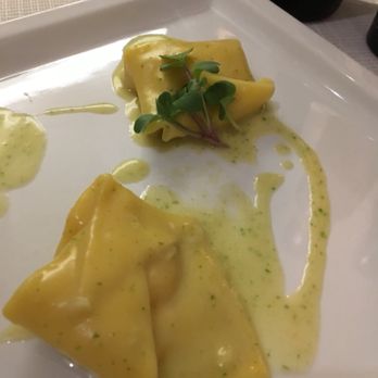 Chimera di Bacco - House made pasta stuffed with shrimp. - Italian Near Me - Trieste, TS Chimera di Bacco - House made pasta stuffed with shrimp. - Italian Near Me - Trieste, TS