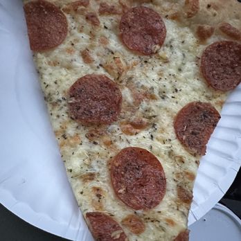 Pizza Stop, Greece - a slice of pepperoni pizza - Pizza Near Me - Rochester, New York