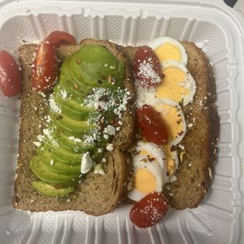 Down to earth - Sunrise avocado toast - Juice Bars & Smoothies Near Me - Corona, California Down to earth - Sunrise avocado toast - Juice Bars & Smoothies Near Me - Corona, California