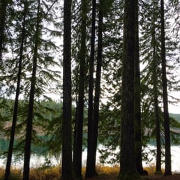 Blue lake