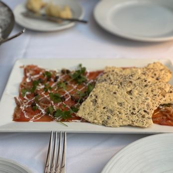 Oscar's Steakhouse - Smoked Salmon Carpaccio - Steakhouses Near Me - Las Vegas, Nevada
