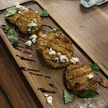 Copper & Sage - Fried Green Tomatoes $12 - Cocktail Bars Near Me - Goodyear, Arizona