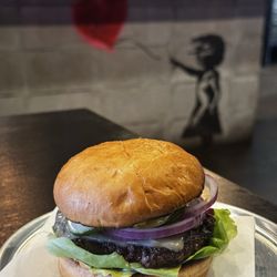 Street Eats - Super fresh ingredients on this Block is Hot delicious burger!