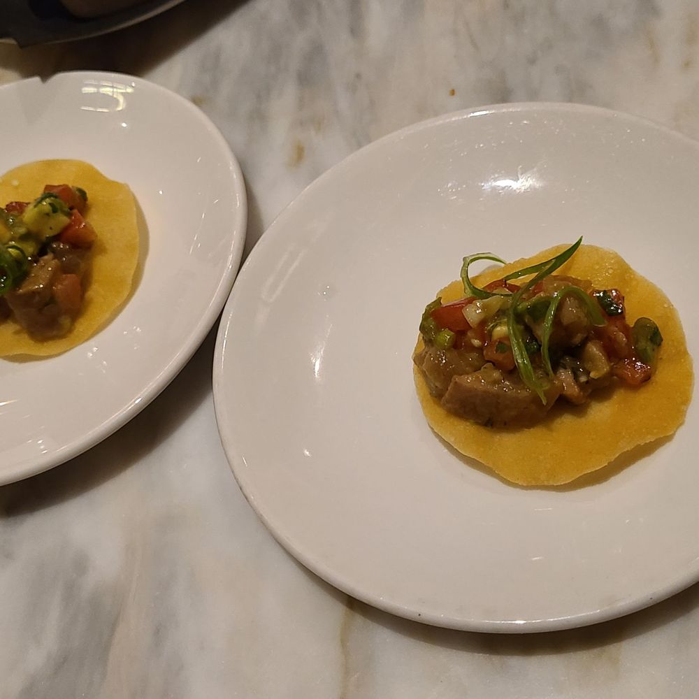 Atlas Steak + Fish - Tuna tartare on chips - Steakhouses Near Me - Burnaby, British Columbia