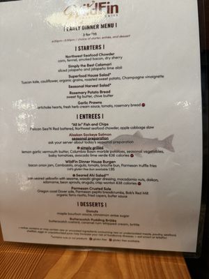 Menu photo 2 WildFin American Grill Vancouver, WA Menu photo 2 WildFin American Grill Vancouver, WA
