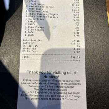 Hooters - American Near Me - Ocean City, Maryland