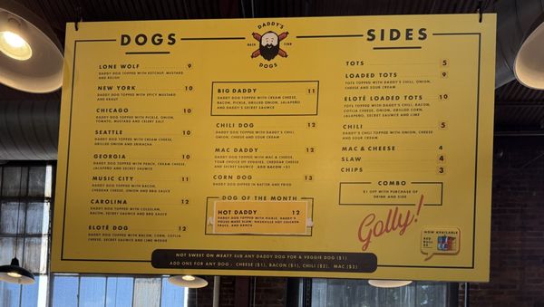 Menu photo 2 Daddy's Dogs Franklin, TN Menu photo 2 Daddy's Dogs Franklin, TN