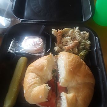 Chicken Salad Chick - Chicken salad BLT with cranberry chicken salad, side of pasta salad - Southern Near Me - Stockbridge, Georgia