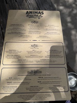 Menu photo 1 Animas Brewing Company Durango, CO Menu photo 1 Animas Brewing Company Durango, CO