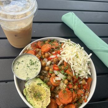August Sage Cafe - Roasted Carrot Bowl - Coffee & Tea Near Me - Columbia, Tennessee