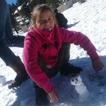 Big Bear Lake - Cutie pie and little snowman - Lakes Near Me