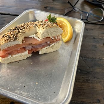 Speakeasy Cafe - Lox and bagel sandwich - Breakfast & Brunch Near Me - Bryant, Arkansas