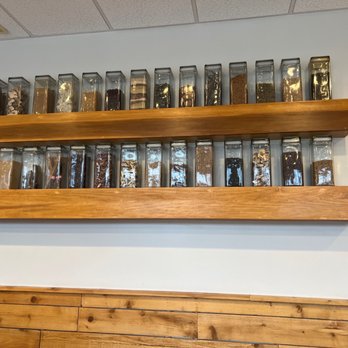 Ginger and Spice Asian Bistro - shelves of spices - Chinese Near Me - Dayton, Ohio