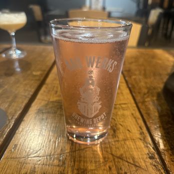 Rail Werks Brewing Depot - Seltzer - they make their own syrups. This one was spiced cranberry! - Brewpubs Near Me - Columbia Heights, Minnesota Rail Werks Brewing Depot - Seltzer - they make their own syrups. This one was spiced cranberry! - Brewpubs Near Me - Columbia Heights, Minnesota