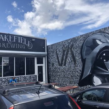 J Wakefield Brewing - Front of Building (LOVED the Star Wars theme) - Breweries Near Me - Miami, Florida