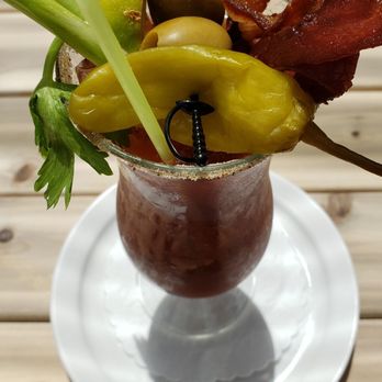 Rusty Pelican Cafe - Bacon bloody Mary - Desserts Near Me - Mill Creek, Washington