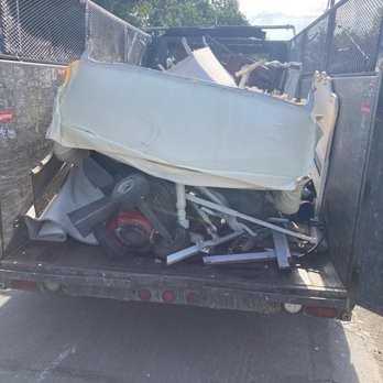 Rays Hauling - And I watched as their big spartan arms carefully propelled, discarded, & hauled off, not only my old furniture, but outdated taste too... - Junk Removal & Hauling Near Me