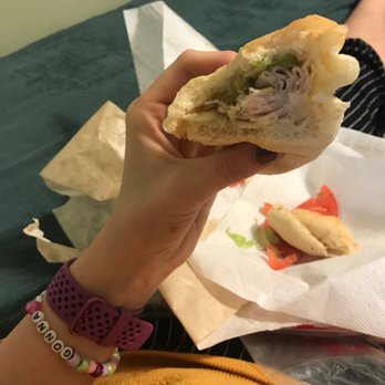 Speedway - a person holding a half eaten sandwich - Gas Stations Near Me - Wyoming, Michigan Speedway - a person holding a half eaten sandwich - Gas Stations Near Me - Wyoming, Michigan