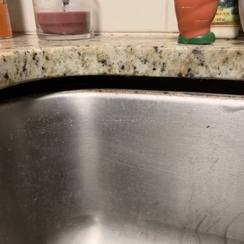Emanuel Granite - Under mount sink was installed with silicone only, no clips. The sink is freely floating held by plumbing only. - Fireplace Services Near Me - Dayton, Ohio Emanuel Granite - Under mount sink was installed with silicone only, no clips. The sink is freely floating held by plumbing only. - Fireplace Services Near Me - Dayton, Ohio
