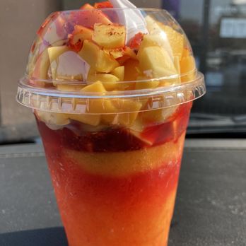 Fruta Ice Cream - Mangonada ($7.25) comes with traditional tamarind covered straw (separately packaged) - Ice Cream & Frozen Yogurt Near Me - Santa Rosa, California
