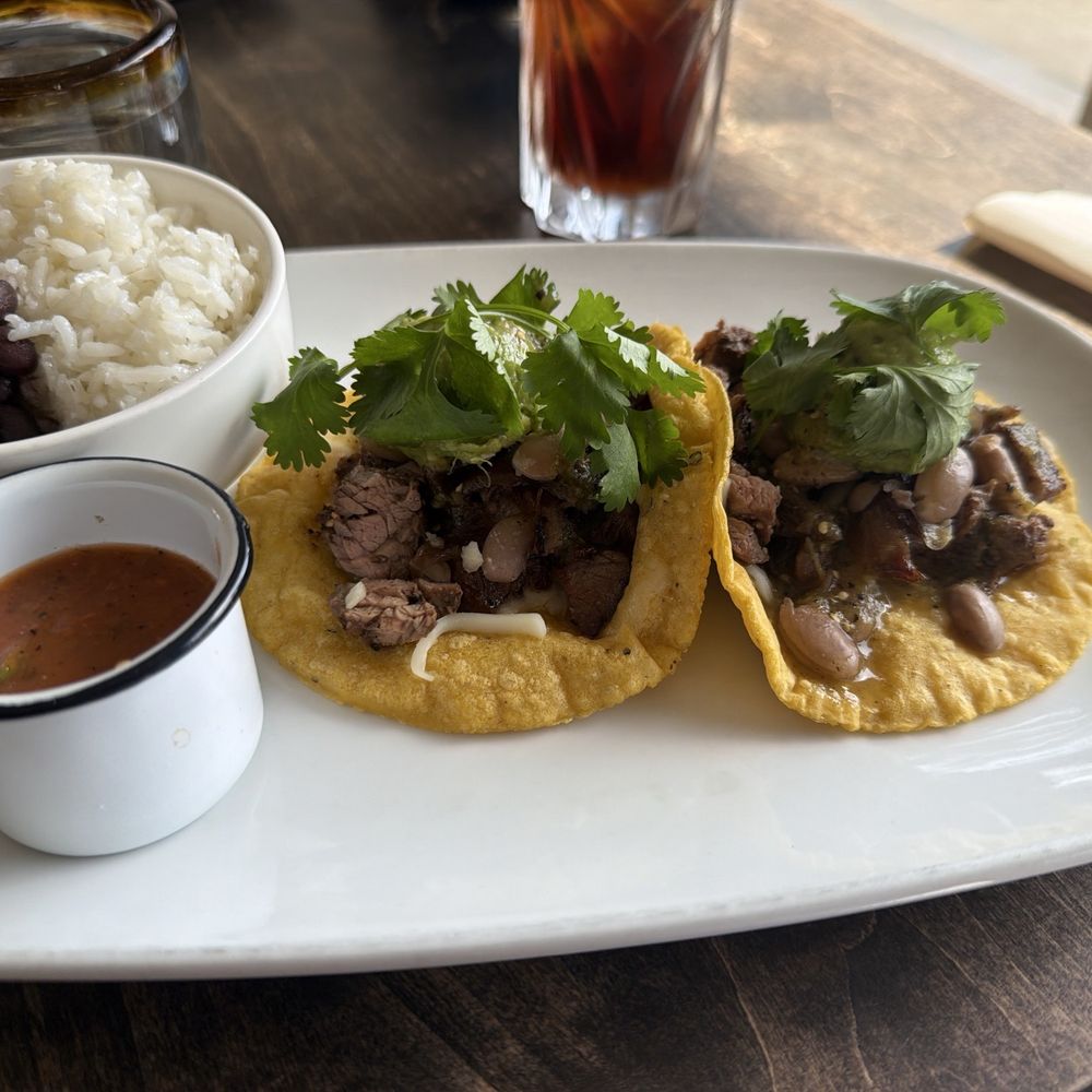 Rosarito Steak Taco Platter