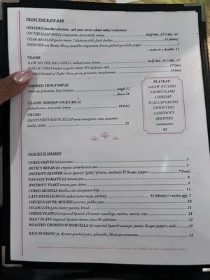 Menu photo 3 Perla Oyster Bar Maplewood, NJ Menu photo 3 Perla Oyster Bar Maplewood, NJ