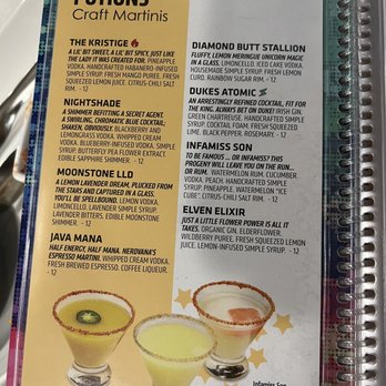Nerdvana Rochester - Menu - Cocktail Bars Near Me - Rochester, New York