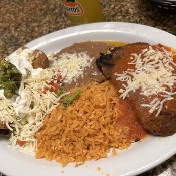 Fondita Mexican Restaurant - Combination plate with chicken flautas & a chile relleno. - Mexican Near Me - Stockton, California Fondita Mexican Restaurant - Combination plate with chicken flautas & a chile relleno. - Mexican Near Me - Stockton, California