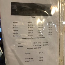 El Vaquero - Menu