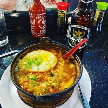 Sushi Hana - Veggie ramen  and Sapporo!!! - Sushi Bars Near Me - Albuquerque, New Mexico