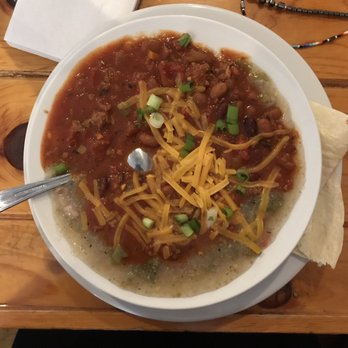 Once Upon A Sandwich - "Christmas" chili combo of fire roasted green chili and red chili con carne - Sandwiches Near Me - Cortez, Colorado Once Upon A Sandwich - "Christmas" chili combo of fire roasted green chili and red chili con carne - Sandwiches Near Me - Cortez, Colorado