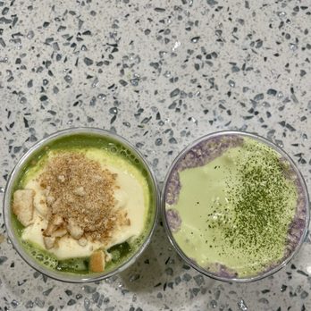 Febe Coffee - banana matcha latte & taro latte - Coffee & Tea Near Me - Irvine, California