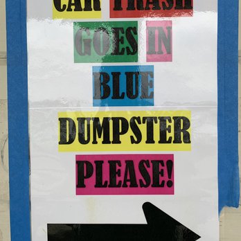 Anacortes Ferry Terminal - Take your car trash to the blue dumpsters in front of the holding lanes. - Ferries Near Me - Anacortes, Washington