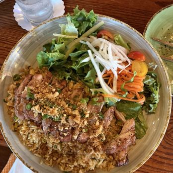 Moon Rabbit - Honey Lime Chicken Rice Plate with fried rice - Vietnamese Near Me - Houston, Texas Moon Rabbit - Honey Lime Chicken Rice Plate with fried rice - Vietnamese Near Me - Houston, Texas