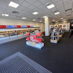 Verizon - The store is big and clean with lists of cool stuff to try and buy.